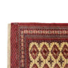 Tapis persan avec laine noué à la main authentique à Golestan Torkaman rouge
