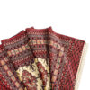 Tapis persan avec laine noué à la main authentique à Golestan Torkaman rouge