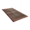 Tapis persan avec laine original noué à la main à Kurdistan Herati marron