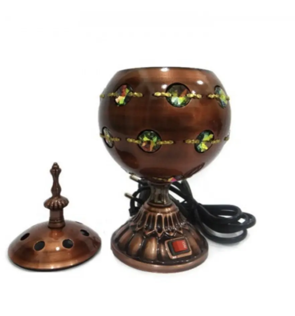 Brûleur électrique en métal de Bakhoor et Esfand