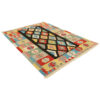 Tapis Kilim en laine persane véritablement tissé à la main en Fars Qashqai