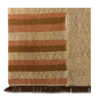 Tapis Kilim en laine persane véritablement tissé à la main en Khorasan marron