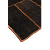 Tapis Persan Vintage Patchwork Noué à la Main Marron Foncé
