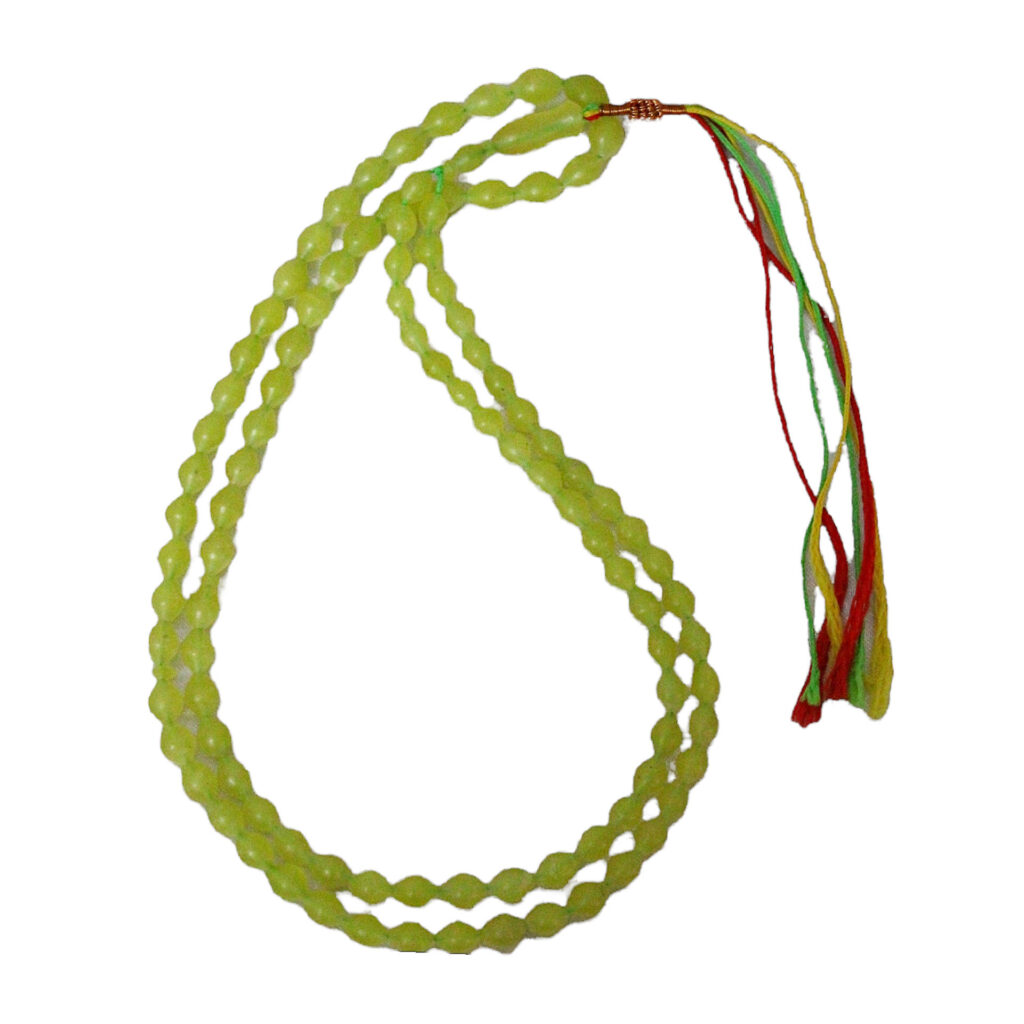 Chapelet afghan Shah Maghsoud en serpentine – 101 perles de prière