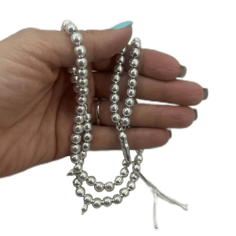 Chapelet islamique en argent Farhadi – 101 perles de prière
