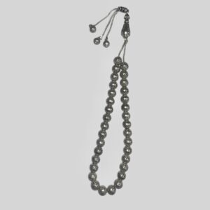 Chapelet islamique en argent Hamid – 33 perles de prière
