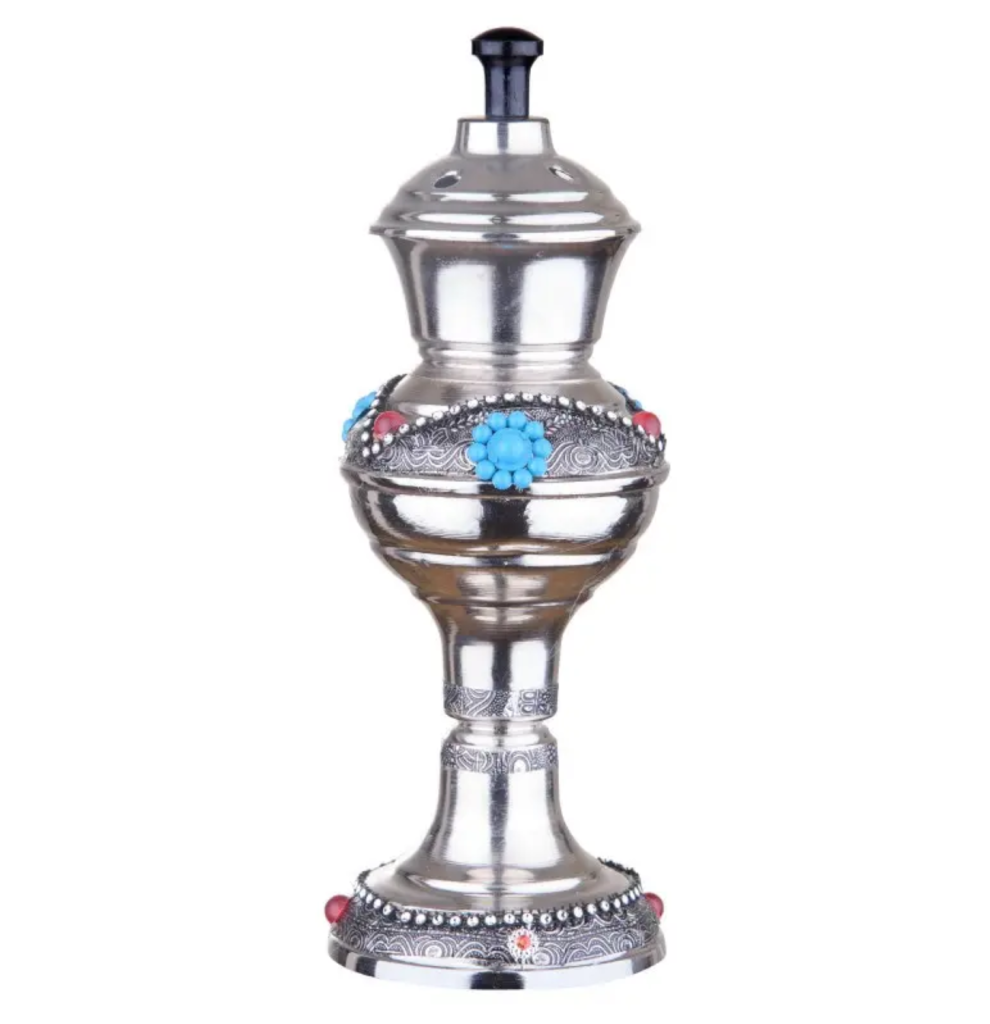 Brûleur traditionnel de Esfand et Bakhoor – Design floral