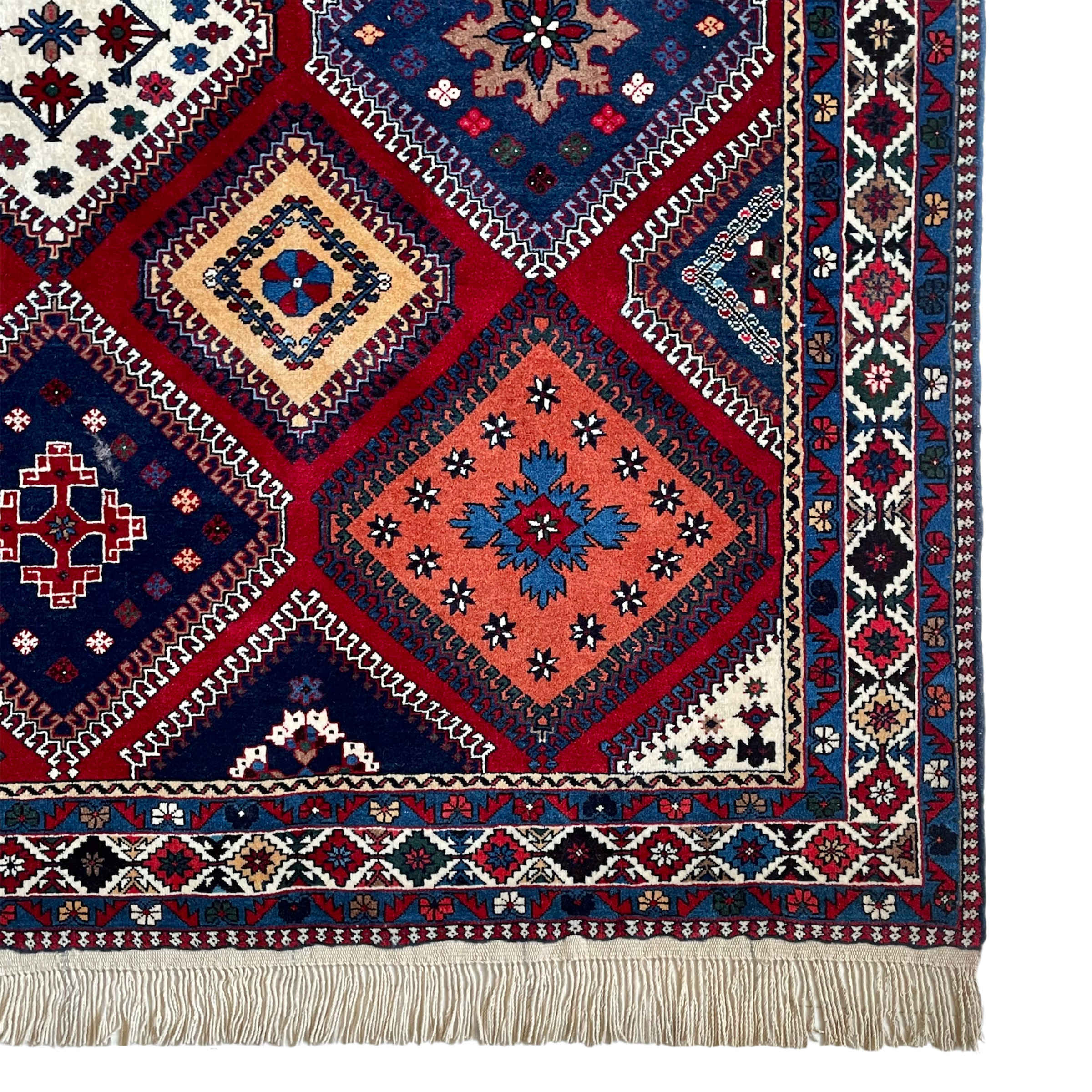 Tapis persan en laine noué à la main à Chaharmahal & Bakhtiari Yalameh