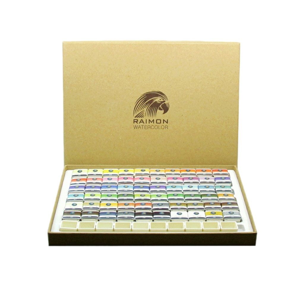 Coffret en bois de 60 aquarelles Raimon