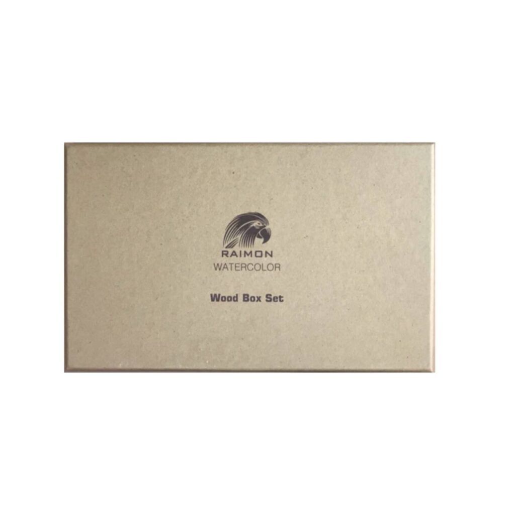 Coffret en bois de 70 aquarelles Raimon