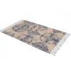 Plaid en Velours Doux & Léger pour Canapé Motif Vintage Crème
