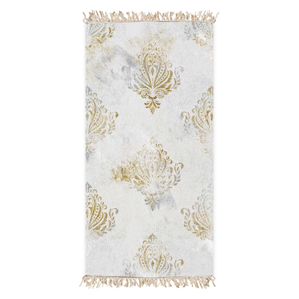 Plaid en Velours Doux & Léger pour Canapé Modèle Damassé