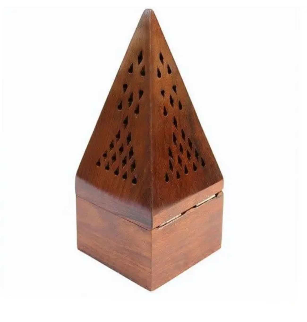 Brûleur de Esfand et Bakhoor en bois – Pyramide