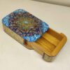 Boîte à cartes en bois persan - Émaillage Khatam Artistique
