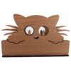 Porte-mouchoirs en bois – Design de chat pour votre maison