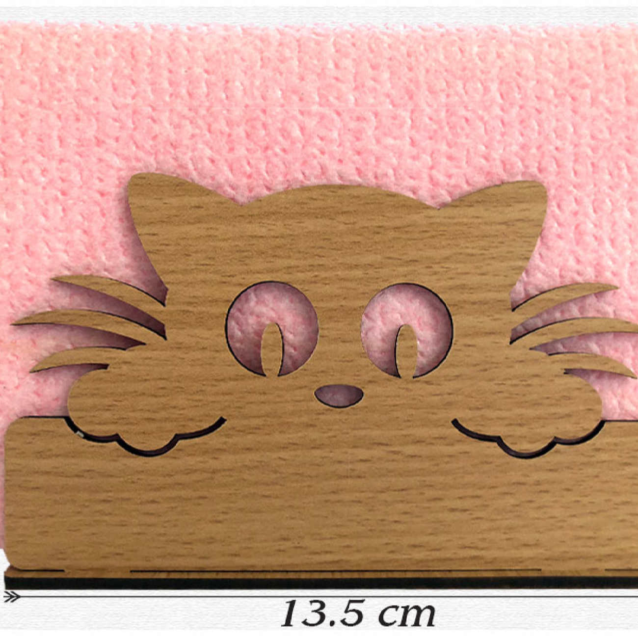 Porte-mouchoirs en bois – Design de chat pour votre maison
