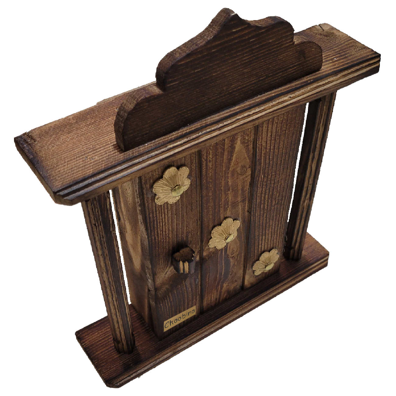 Porte-clés mural décoratif et fait main avec design Fleur