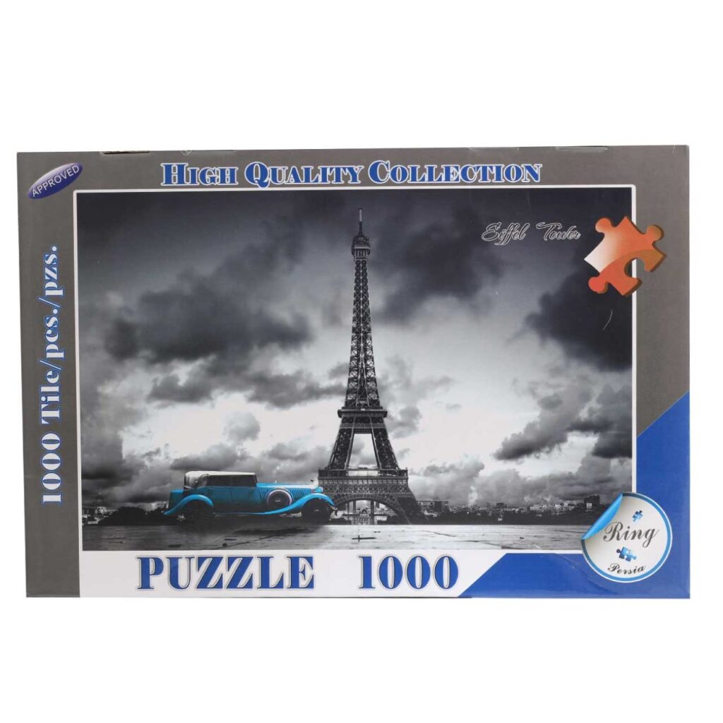 Puzzle de 1000-Pièces : Tour Eiffel – Design de monument emblématique