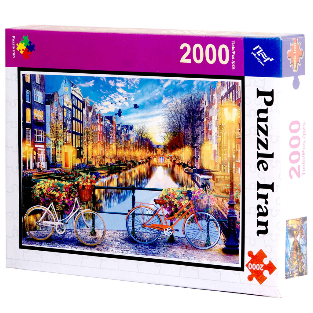 Puzzle de 2000-Pièces : Vélo & Nature Design – Parfait pour tous les âges