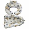 Ensemble de nid pour bébé en coton 3 pièces avec design Animal