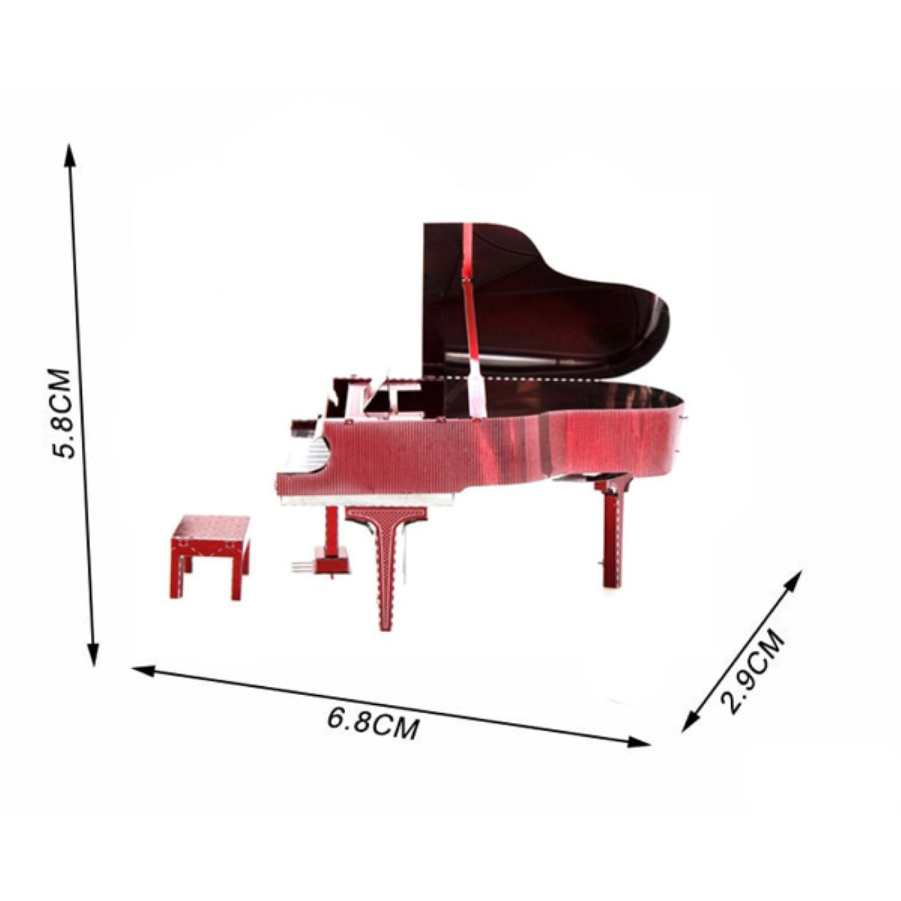 Puzzle Métal 3D – Modèle de Piano