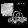 Puzzle Métal 3D – Modèle de Montagnes russes