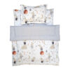 Ensemble de literie pour bébé en coton 6 pièces avec design Petit Lapin
