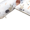 Ensemble de literie pour bébé en coton 6 pièces avec design Petit Lapin