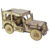 Kit de Modèle Puzzle 3D en Bois 78-Pièces – Jeep militaire