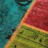 Tapis persan original en laine noué à la main géométrique