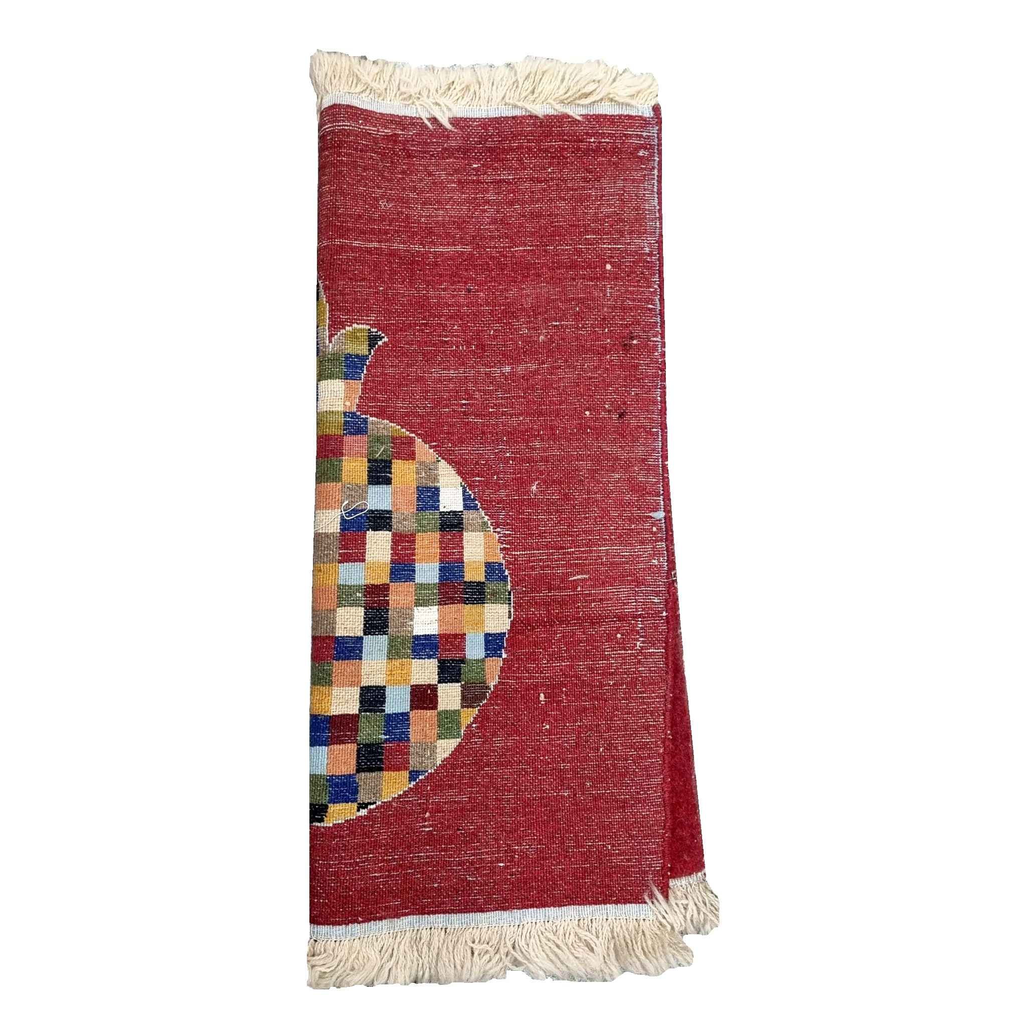 Tapis Gabbeh en laine persane véritablement tissé à la main en Golestan