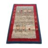 Tapis Gabbeh en laine persane authentique véritablement tissé à la main avec motif chameau