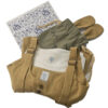 Ensemble robe salopette pour fille avec un mini sac au design Lapin
