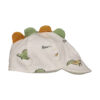 Ensemble salopette pour bébé de 3 pièces avec design Dinosaure