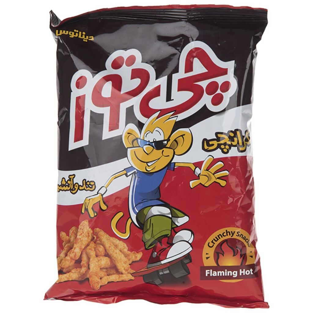 Cheetos Iraniens au Fromage Croquant – Snack Épicé Flamin' Hot, 95 g (x10)