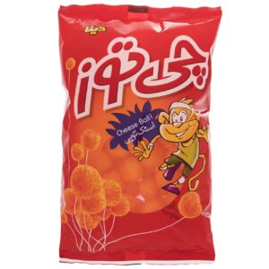 Cheetoz Boules de Fromage Soufflées Iranien Pofak – Snack, 90 gr (10x)