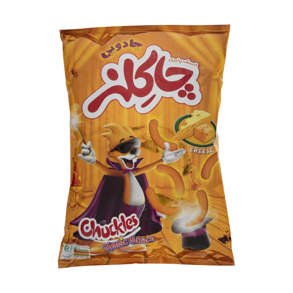 Chuckles Iranien Pofak - Snack de Fromage Soufflé, 80 gr (10x)