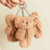 Porte-clés crochet fait main - Forme de petit ours