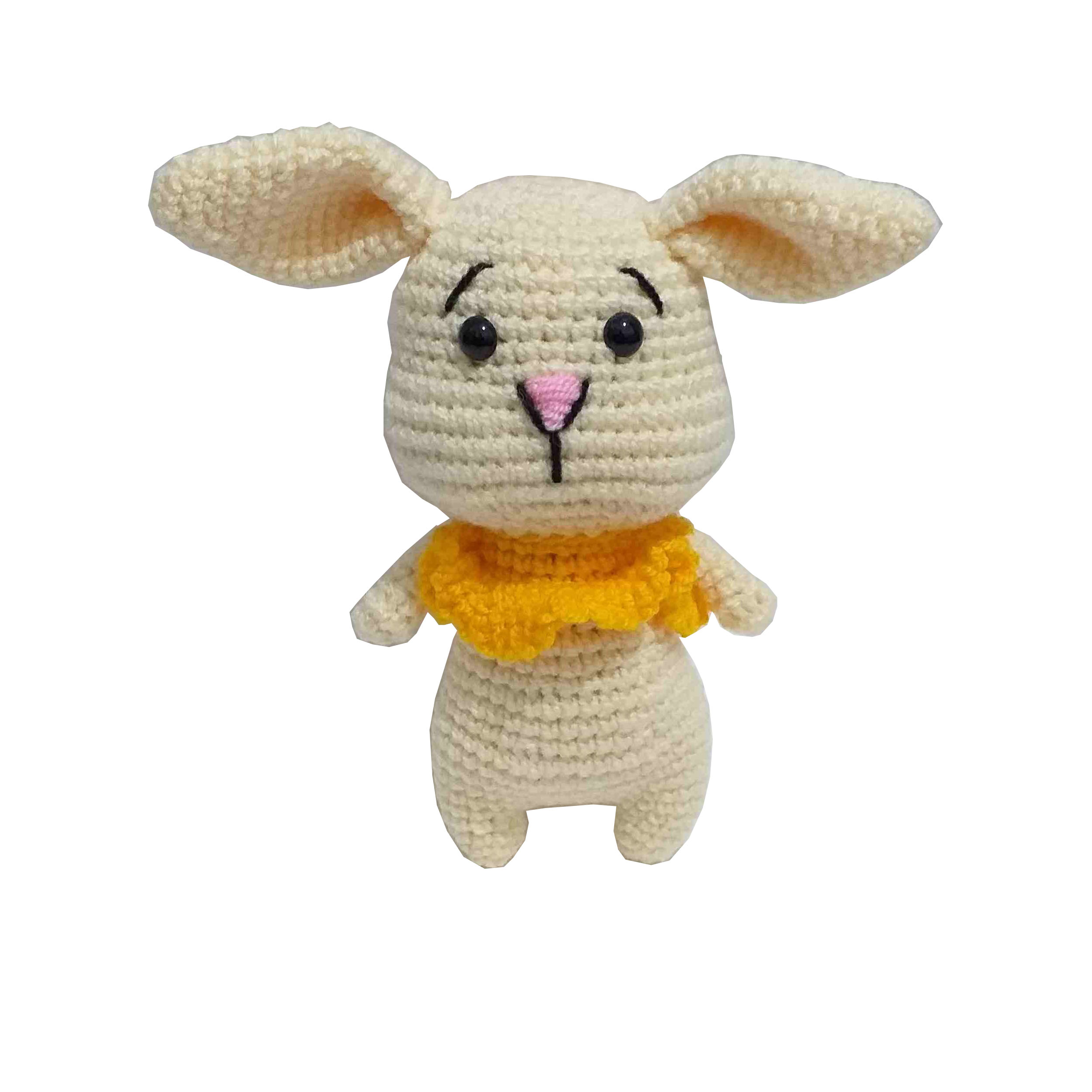 Porte-clés crochet fait main – Forme d’animal lapin