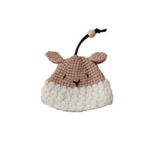 Porte-clés crochet fait main – Forme d’animal mouton