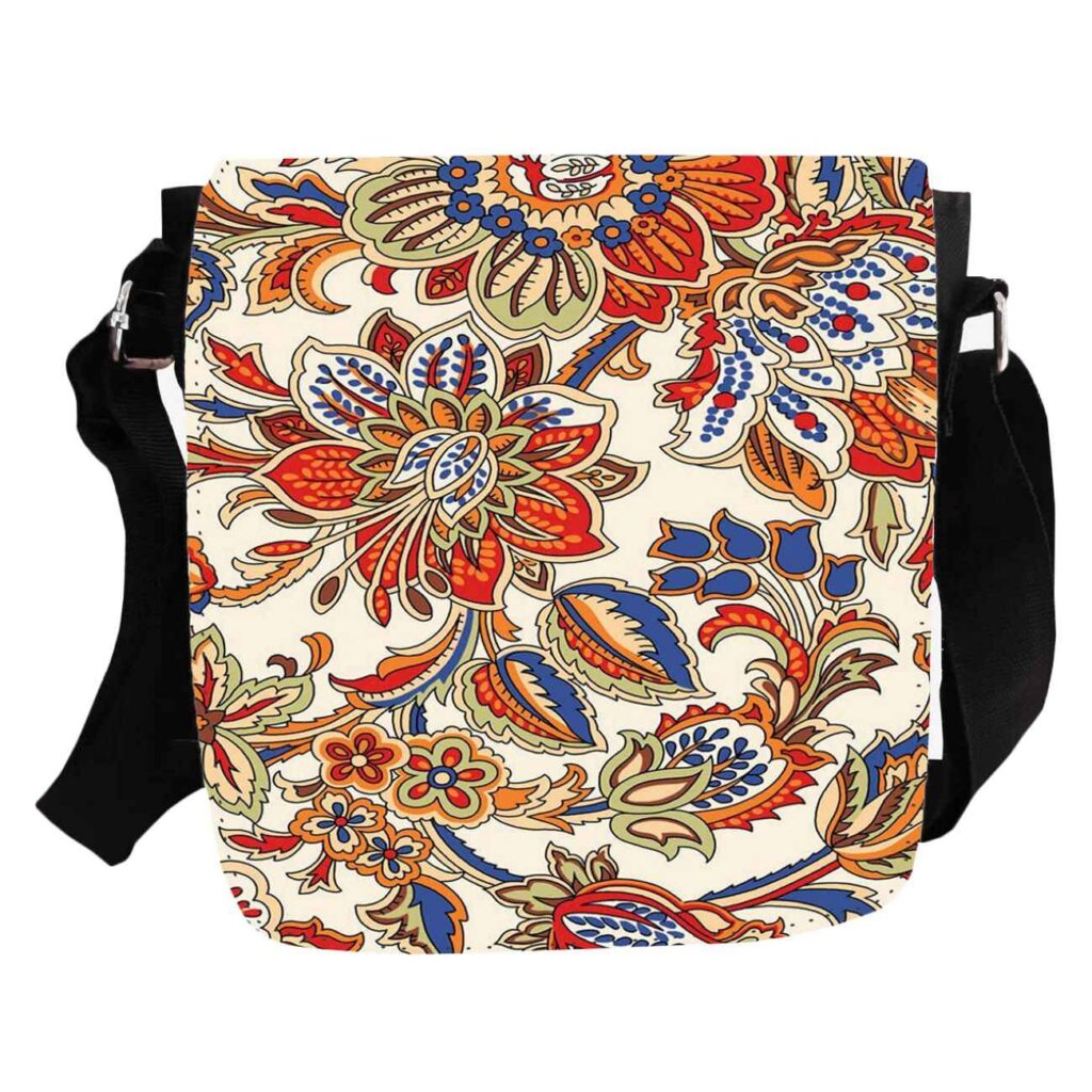 Sac bandoulière avec design floral pour femmes