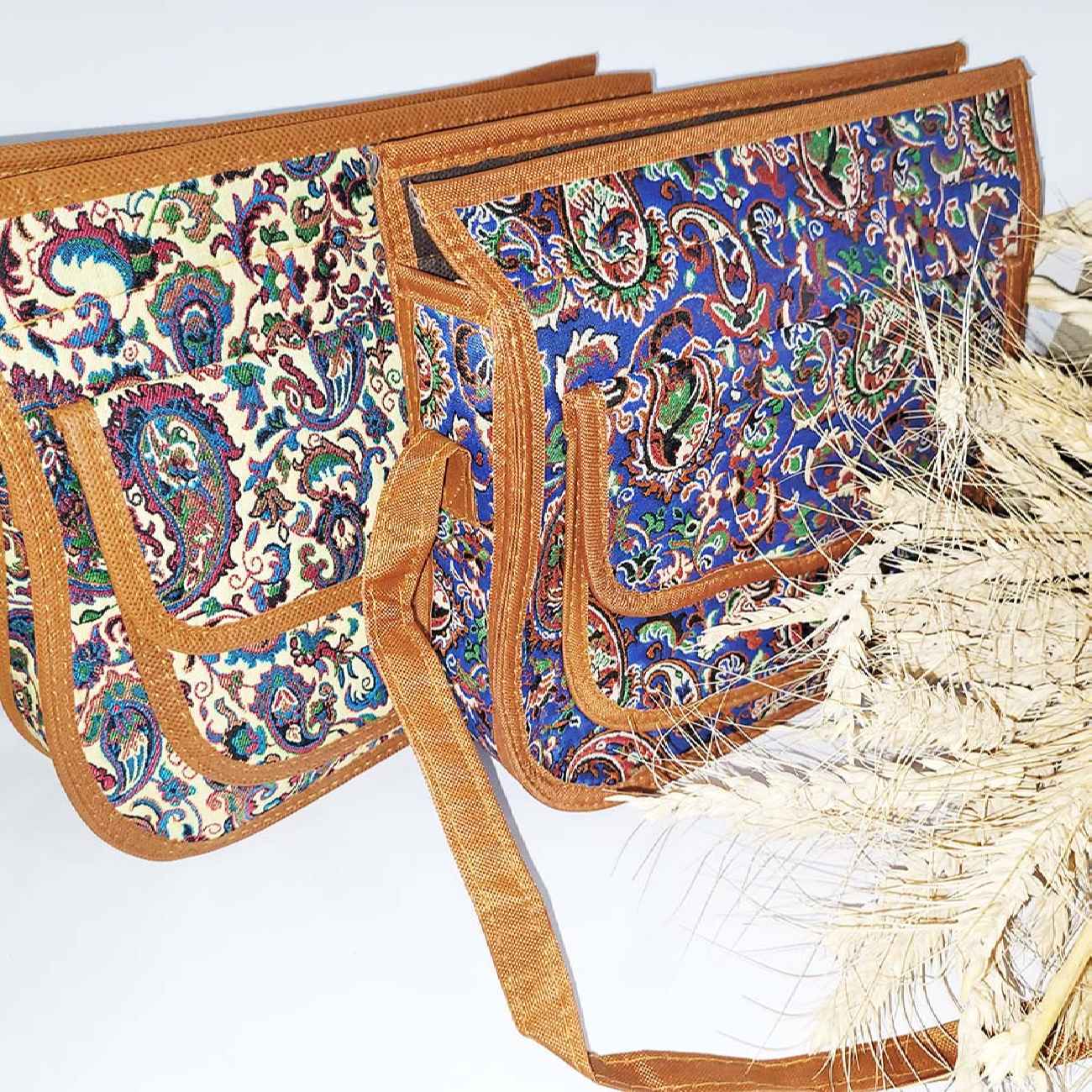 Sac bandoulière avec tissu Termeh – Stylé et inspiré de la culture persane