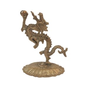 Figurine décorative de dragon en laiton – Art de créature mythologique