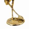 Figurine décorative de cigogne en laiton - Statue élégante d'oiseau