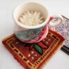 Sous-verre Kilim Persan Tissé à la Main pour la Maison et la Cuisine