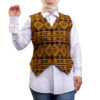 Gilet brodé pour femme, entièrement doublé, avec motif Balochi