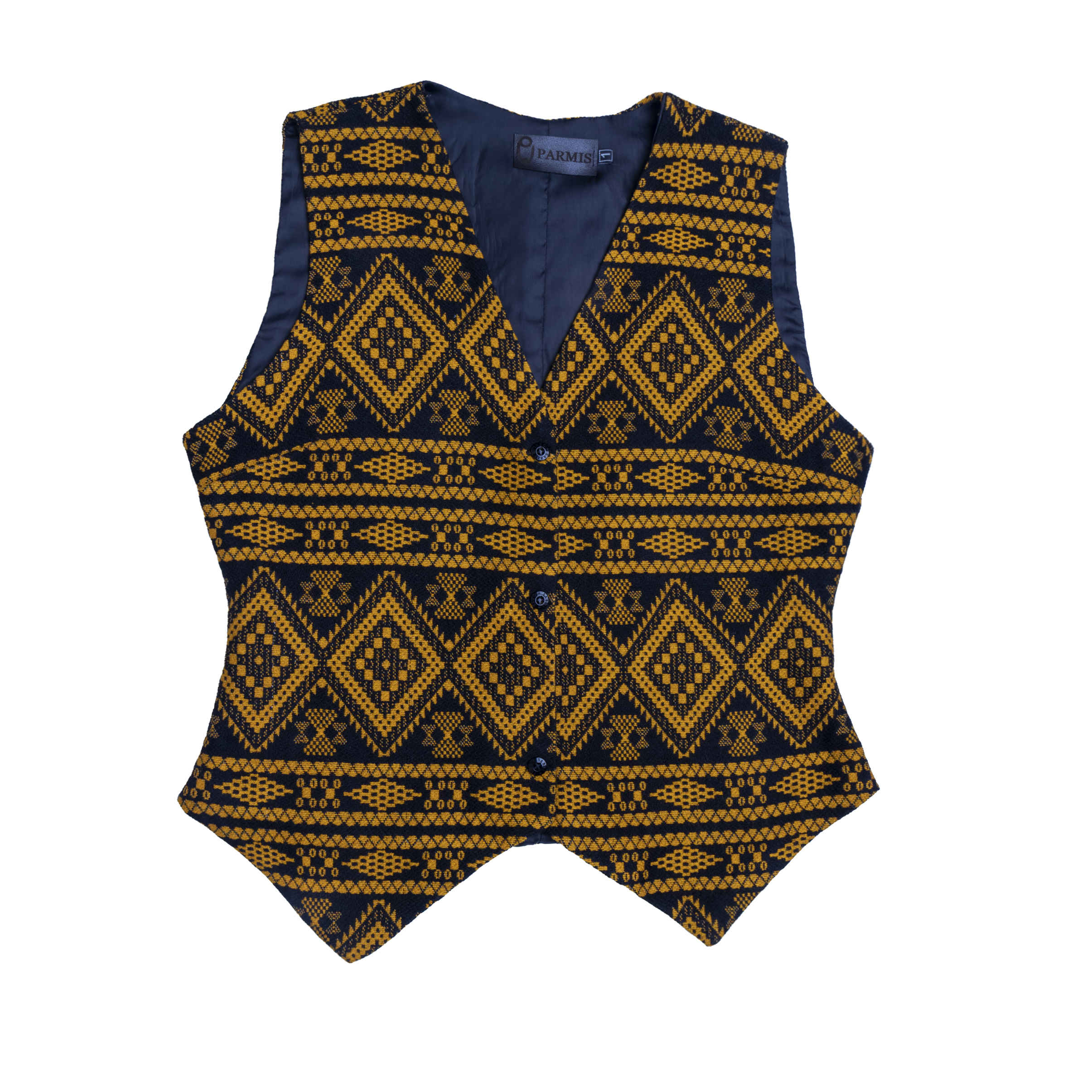 Gilet brodé pour femme, entièrement doublé, avec motif Balochi