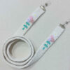Sangle de lunettes – Broderie artisanale florale