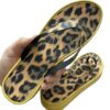 Tongs Flip Flop avec Design Léopard pour Femmes