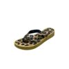 Tongs Flip Flop avec Design Léopard pour Femmes